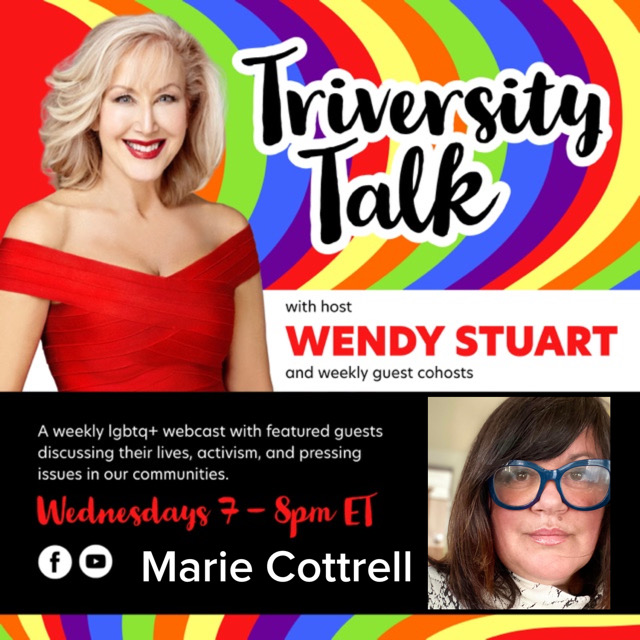 Wendy Stuart Presents TriVersity Talk! Wednesday, April 17th, 2024 7 PM ET With Featured Guest Marie Cottrell