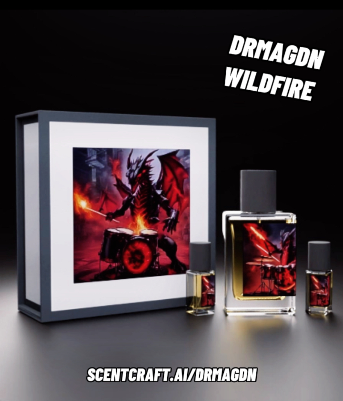 Cyborg Drummer/DJ DRMAGDN Launches Signature Unisex Scent DRMAGDN WildFire By ScentCraft