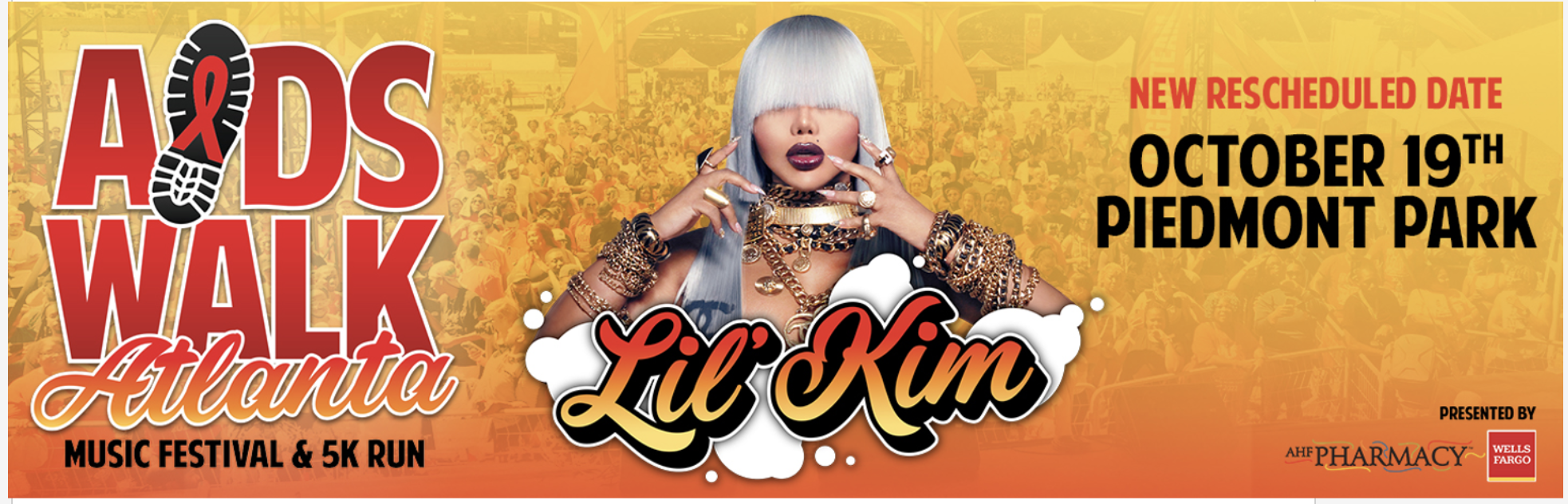 Lil’ Kim Performing at Rescheduled AIDS Walk Atlanta Fundraiser